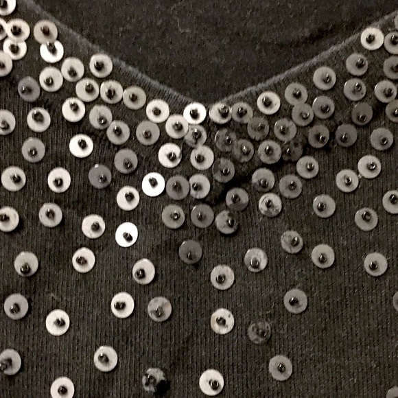 Sparkling ✨ Willi Smith silk blend sequin sweater! - Picture 5 of 8